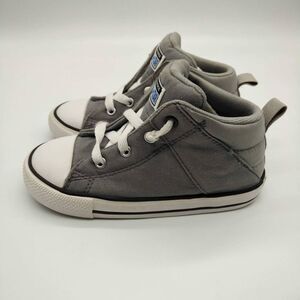 Converse Chuck Taylor All Star Hi Grey Casual Sneakers Infant Size 10 Baby Shoes